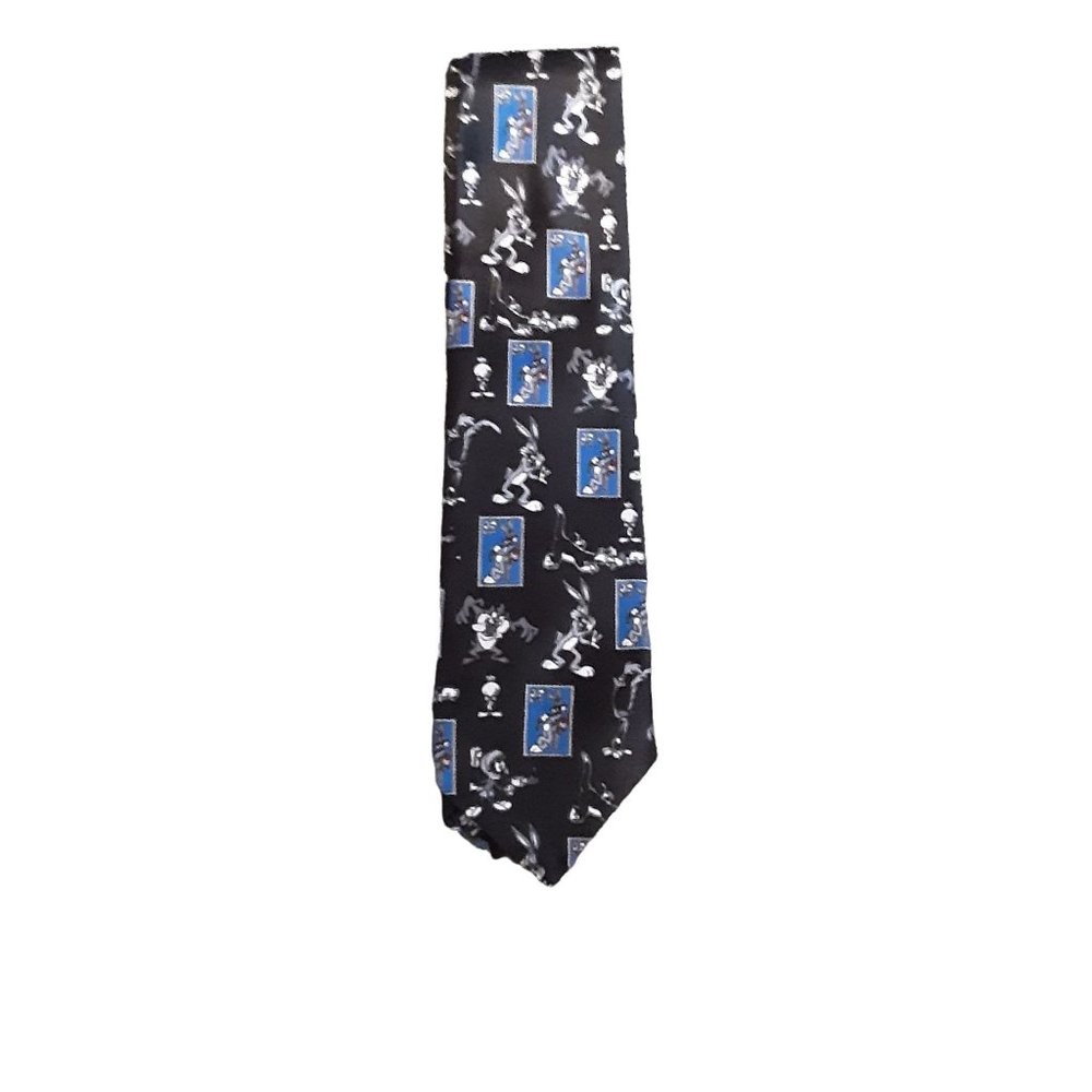 Vintage Looney Tunes Stamp Collection Tie Bugs Bunny Tasmanian Sylvester - Picture 3 of 6
